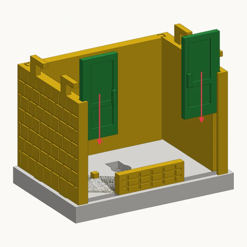 Langkah 3: Pasang pintu